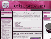 Tablet Screenshot of cakestoragetins.org.uk